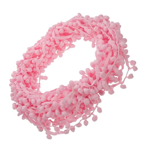 Lurrose Pom Pom Pastellfarben Flauschige Bommel für Diy Nähen Bastelprojekte Dekoration für Hochzeiten Partys und Mehr Yards von Lurrose