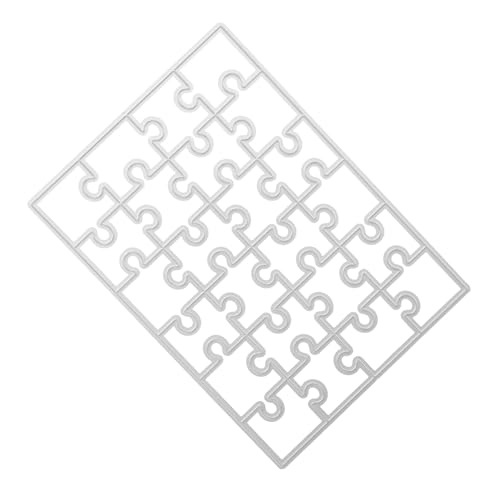 Lurrose Puzzle Form Aus Kohlenstoffstahl Metall Puzzle Werkzeuge Präge Metall Stanzformen Stanzrahmen Rechteckige Rahmen Stanzform Rechteck Stanzform Rahmen Stanzungen DIY von Lurrose
