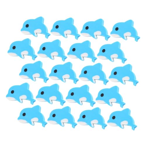 Lurrose Radiergummis Mit Meerestieren 20 Stück Mini-radiergummis Mit Delfinen Radiergummi-box in Großpackung Für Belohnungen Und Dekoration Für Kinder von Lurrose