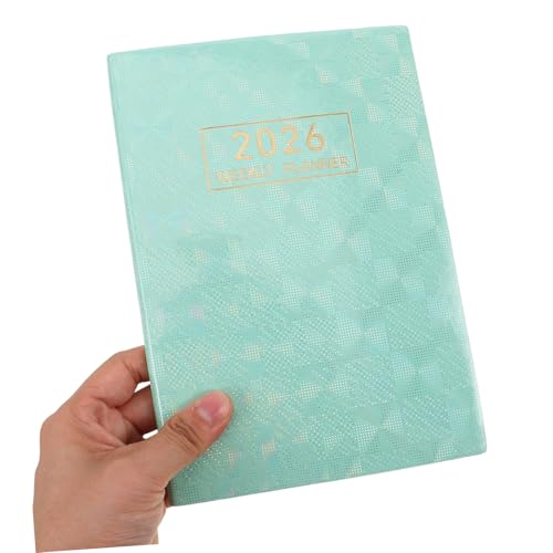 Lurrose Reiseplaner mit PU Cover Kompakter Wochen und Monatskalender Smudge Resistentes Notizbuch für Tägliche und Monatliche Planung für Budget und Terminübersicht Lurrose Reiseplaner mit PU Cover Kompakter Wochen und Monatskalender Smudge Resistentes Notizbuch für Tägliche und Monatliche Planung für Budget und Terminübersicht von Lurrose