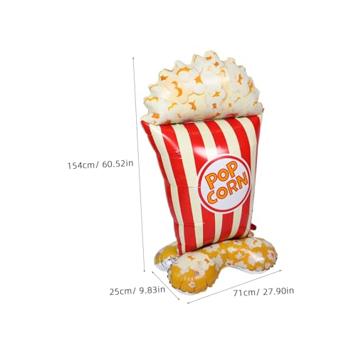 Lurrose Riesiger Aufblasbarer Popcornballon Realistisch Detailreich Selbststehend Schnelle Befüllung Partydekoration Fotorequisite für Kindergeburtstag Filmabend Halloween Weihnachten Lurrose Riesiger Aufblasbarer Popcornballon Realistisch Detailreich Selbststehend Schnelle Befüllung Partydekoration Fotorequisite für Kindergeburtstag Filmabend Halloween Weihnachten von Lurrose