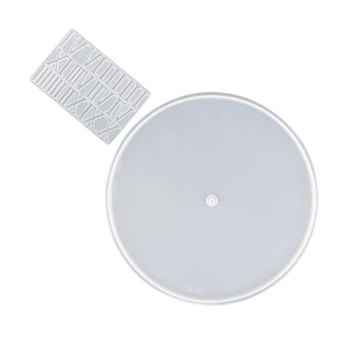 Lurrose Runde Silikonform für Wanduhren mit Römischen Zahlen Flexible Epoxidharz Gießform Teiliges für DIY Uhrengestaltung Kompatibel mit Verschiedenen Harzarten für Heim und Bürodeko Lurrose Runde Silikonform für Wanduhren mit Römischen Zahlen Flexible Epoxidharz Gießform Teiliges für DIY Uhrengestaltung Kompatibel mit Verschiedenen Harzarten für Heim und Bürodeko von Lurrose