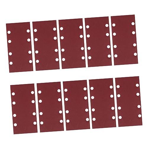 Lurrose Schleifpapier Nassschleifen Schleifpapier Schleifpads Schleifer Möbelschleifscheibe Ersatz Trockenbau Klebepapier Schleif Und Polierpads Rotes Aluminiumoxid von Lurrose