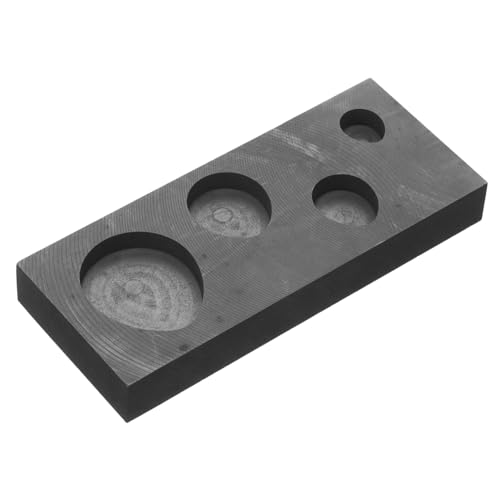 Lurrose Schmelzender Silberschimmel bastelzeug the craft Schmuckherstellung Gießform giessform Gießform für Juweliere Tiegel Werkzeug Gießerei Gussformen Kokillen zum Gießen Graphit Black von Lurrose