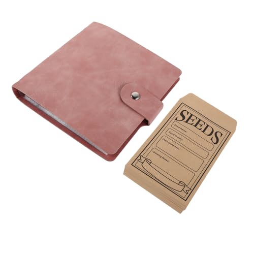 Lurrose Seed Storage Album Organisatoren der Saatgutlagerung Albumkartenärmel Organisator für Gartensamen PU-Leder Rosa Lurrose Seed Storage Album Organisatoren der Saatgutlagerung Albumkartenärmel Organisator für Gartensamen PU-Leder Rosa von Lurrose