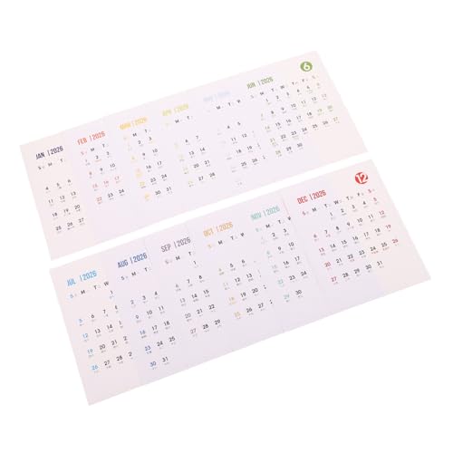 Lurrose Selbstklebender Kalender Kleiner Jahresplaner Schreibpapier Monate Monatsübersicht Starker Haftkleber Für Büro Zuhause Schule Und Reise Praktischer Tagesplaner Sticker Lurrose Selbstklebender Kalender Kleiner Jahresplaner Schreibpapier Monate Monatsübersicht Starker Haftkleber Für Büro Zuhause Schule Und Reise Praktischer Tagesplaner Sticker von Lurrose