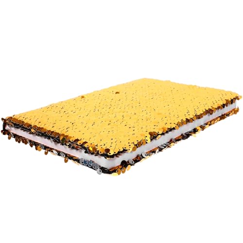 Lurrose Sequin Notizbuch Mit Wechselndem Cover Nachfüllbar Für Reisen Und Tagebuch Und Silber Praktisches von Lurrose