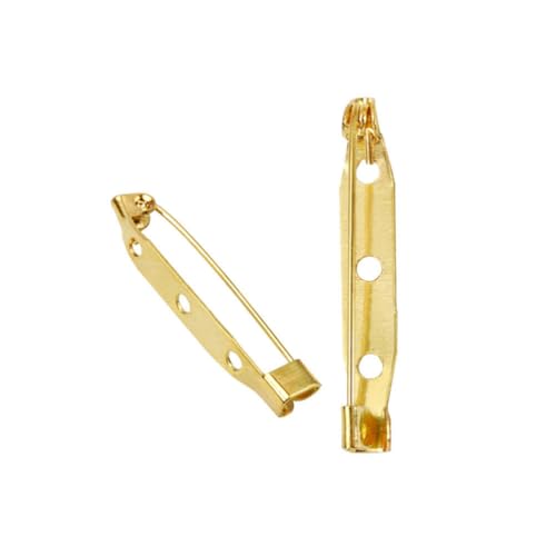 Lurrose Sicherheitsnadelrücken Und Verschluss Aus Goldlegierung 4 cm 200 Stück Packung Zum Basteln Und Nähen Lurrose Sicherheitsnadelrücken Und Verschluss Aus Goldlegierung 4 cm 200 Stück Packung Zum Basteln Und Nähen von Lurrose