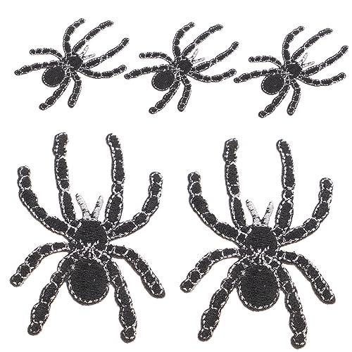 Lurrose Spider Patches Cartoon Spinnen Aufnäher Zum Aufbügeln Für Kleidung Dekorativer Flicken Für DIY Projekte Und Bekleidungsverschönerung von Lurrose
