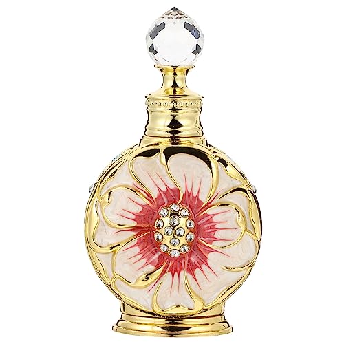 Lurrose Sprühflasche Glas-Parfümflasche Vintage-Tropfflasche Für Ätherische Öle Leerer Parfümbehälter Für Duftöl Flüssigkeit 12 Ml (Rot) Terrarien von Lurrose