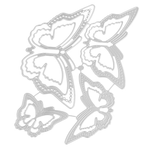 Lurrose Stanzform Herstellung Schmetterling Schneiden Handwerksdekoration Den Schnitt Machen Hochzeit Schneidwerkzeug Scrapbooking-formen Handwerkliches Werkzeug Silver Kohlenstoffstahl von Lurrose
