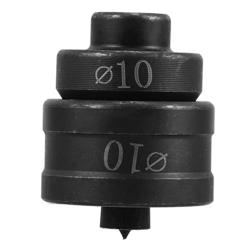 Lurrose Stanzmatrize Stanzwerkzeug Stanzmaschine stirbt hohler Schlag Stanzmaschinenform sterben Lochstanzen runder Würfel Stanz-Kit Metall Schwarz von Lurrose