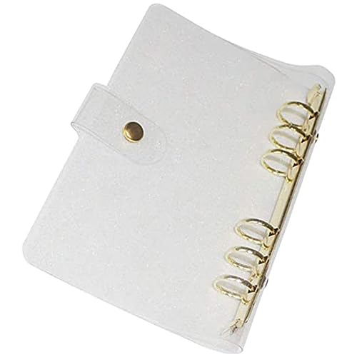 Lurrose Transparent PVC Ringbuch Cover mit Glitzer Nachfüllbar Schutz für Lose Ordner Leicht und Vielseitig Einsetzbar für Schule Büro und Reisen Lurrose Transparent PVC Ringbuch Cover mit Glitzer Nachfüllbar Schutz für Lose Ordner Leicht und Vielseitig Einsetzbar für Schule Büro und Reisen von Lurrose