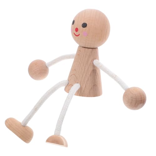 Lurrose Unfertige Holzfiguren aus Eiche Mini DIY Holzroboter Puppen für Splintfrei Ergonomisch zum Bemalen und Basteln Kreative Peg Dolls für Kunstprojekte und Partydeko Lurrose Unfertige Holzfiguren aus Eiche Mini DIY Holzroboter Puppen für Splintfrei Ergonomisch zum Bemalen und Basteln Kreative Peg Dolls für Kunstprojekte und Partydeko von Lurrose