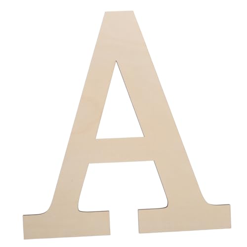 Lurrose Unlackierter Wandbuchstabe für Diy Deko Rustikale Wandgestaltung für Kinderzimmer Partys und Hochzeiten Bastelprojekt Natürlichem Holz von Lurrose