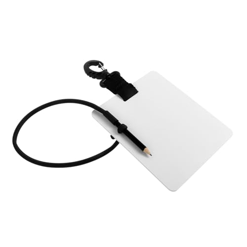Lurrose Unterwasser Schreibtafel mit Clip Leichte Handwriting Platte für Tauchen und Wassersport Vielseitig Einsetzbar für Ideen und Notizen Wasser von Lurrose