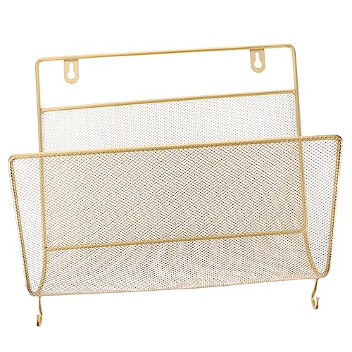 Lurrose Wandhängeregal hängender Bücherständer Revue Wandaufbewahrung Dekorativ Zeitungsständer Draht bücherregal book shelves Wohnzimmer Wandregal Kleinigkeiten Rack Schmiedeeisen Golden Lurrose Wandhängeregal hängender Bücherständer Revue Wandaufbewahrung Dekorativ Zeitungsständer Draht bücherregal book shelves Wohnzimmer Wandregal Kleinigkeiten Rack Schmiedeeisen Golden von Lurrose