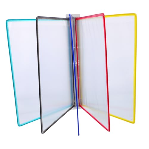 Lurrose Wandmontierter Dokumentenhalter Seitiger Klappdatei Organizer Platzsparender Magazinständer für Büro Klassenzimmer und Räume Modern und Funktional von Lurrose