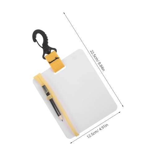 Lurrose Wasserdichte Unterwasser Schreibtafel für Tauchen Schnorcheln und Freitauchen Wiederverwendbarer Notizblock mit Bleistift Klare und Robustes Design für Stabile von Lurrose
