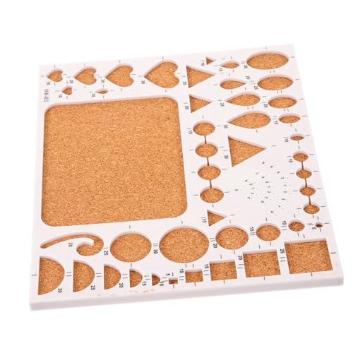 Lurrose Werkzeuge für Papiervorlagen Quilling Board mit Quilling-Kits Papier -Quilling -Werkzeuge groß bastelvorlagen bastelbedarf Vorlage für Papierbasteleien Schlitzstift aus Papier Kork von Lurrose