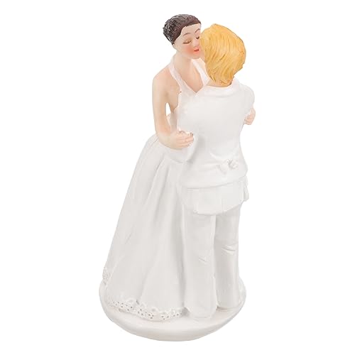 Lurrose Western-hochzeitstorte-puppe-harz-ornamente Figur Dekoration Lustig Lesbe Kuchen Aus Silber Für Aufdecken Party Oh Braut Dolly Künstlich Dekorative Früchte Cupcake - von Lurrose
