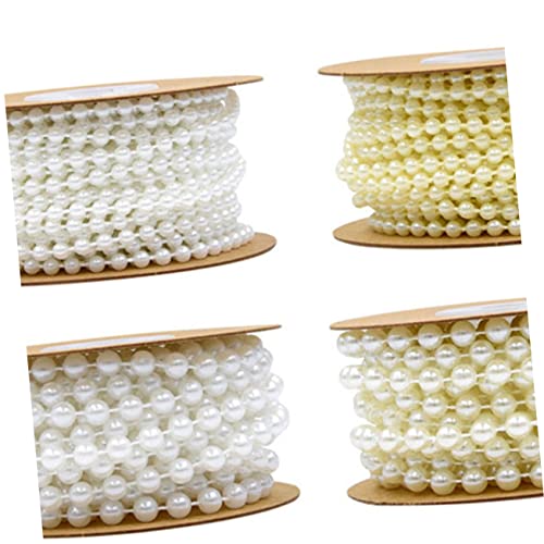 Lurrose Zeichenfolge Dekorationsperlenkette Girlande Bänder zum Verpacken Perlen für Schmuckhersteller Baumwollband kunststoffperlen kerzendekoration Perlenkette selber machen Weiß Lurrose Zeichenfolge Dekorationsperlenkette Girlande Bänder zum Verpacken Perlen für Schmuckhersteller Baumwollband kunststoffperlen kerzendekoration Perlenkette selber machen Weiß von Lurrose