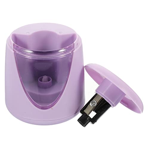 Lurrose elektrischer Bleistiftspitzer Bleistifte Anspitzer pencil sharpener bleistift spitzmaschine elektronischer Bleistiftspitzer elektrische Bleistiftschärfer Rostfreier Stahl Violett von Lurrose