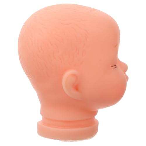 Lurrose winzige Köpfe Miniatur Babypuppen -Mannequin-Kopf Puppenköpfe zum Basteln Schaufensterpuppe für handgemachte Lieferungen zarte Puppenköpfe Puppenkopf Bastelzubehör PVC von Lurrose