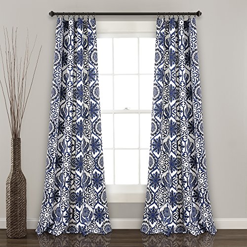 Lush Decor Fenster Vorhang Panel Paar, Marine, 213,4 x 132,1 cm von Lush Decor