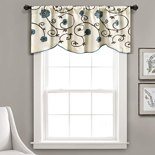 Lush Decor Royal Garden Fenster Behandlung Querbehang, blau Lush Decor Royal Garden Fenster Behandlung Querbehang, blau von Lush Decor