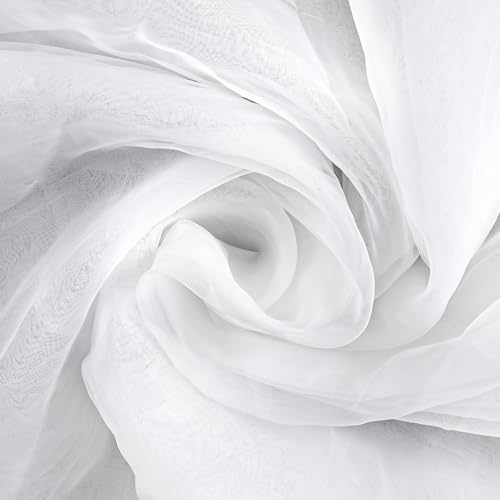 2 Yards Weiß Tüll Organza Stoff 150 Cm Breit Tüllstoff Zum Hochzeit Deko Weißer Tul Seidenorganza-Stoff Netzstoff Für Hochzeit Party Stuhl Schleifen Tischedeko Geschenke DIY Basteln 2 Yards Weiß Tüll Organza Stoff 150 Cm Breit Tüllstoff Zum Hochzeit Deko Weißer Tul Seidenorganza-Stoff Netzstoff Für Hochzeit Party Stuhl Schleifen Tischedeko Geschenke DIY Basteln von Lusofie