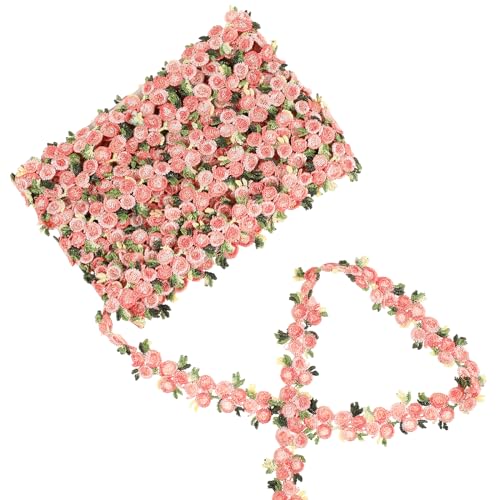5 Yards Spitzenband Florale Spitzenborte Blumenband Rose Borten und Bänder zum Nähen Paspelband zum Nähen Stickerei Zierband zum Nähen für Stoffdekoration Nähen Basteln Vorhänge Kleidung(520 cm) 5 Yards Spitzenband Florale Spitzenborte Blumenband Rose Borten und Bänder zum Nähen Paspelband zum Nähen Stickerei Zierband zum Nähen für Stoffdekoration Nähen Basteln Vorhänge Kleidung(520 cm) von Lusofie