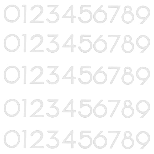 50 Stück Klebezahlen Wetterfest Leuchtend 7.6cm Briefkasten Klebend Zahlen Aufkleber Selbstklebende Number Stickers Hausnummer Nummernaufkleber von 0-9 Verwendbar für Türadressnummern 50 Stück Klebezahlen Wetterfest Leuchtend 7.6cm Briefkasten Klebend Zahlen Aufkleber Selbstklebende Number Stickers Hausnummer Nummernaufkleber von 0-9 Verwendbar für Türadressnummern von Lusofie