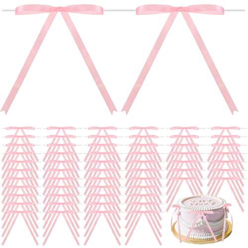 60 Stück Schleife Cake Decoration Hochzeits Torten Deko Rosa Schleifen Tortendeko Geburtstag Kuchen Dekorationen Mädchen Für Tortenaufsätze Verpacken Von Geschenken Für Hochzeit Party Valentinstag 60 Stück Schleife Cake Decoration Hochzeits Torten Deko Rosa Schleifen Tortendeko Geburtstag Kuchen Dekorationen Mädchen Für Tortenaufsätze Verpacken Von Geschenken Für Hochzeit Party Valentinstag von Lusofie