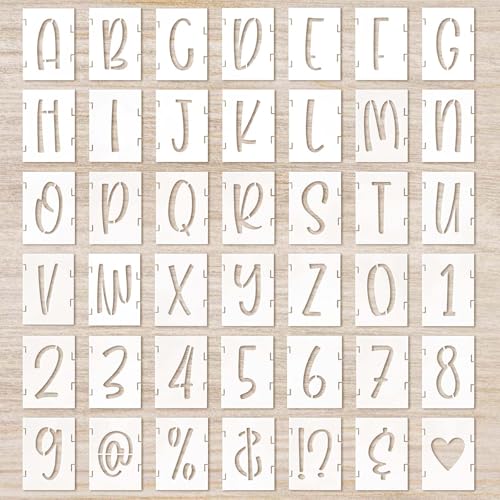 42 Stück Buchstaben Schablone 10cm Schablone Buchstaben Basteln Zahl Buchstabe Symbol Schablone Wiederverwendbar Malschablone für Wand Inkjet Malerei Holzschild Wandkunst DIY 42 Stück Buchstaben Schablone 10cm Schablone Buchstaben Basteln Zahl Buchstabe Symbol Schablone Wiederverwendbar Malschablone für Wand Inkjet Malerei Holzschild Wandkunst DIY von Lusofie