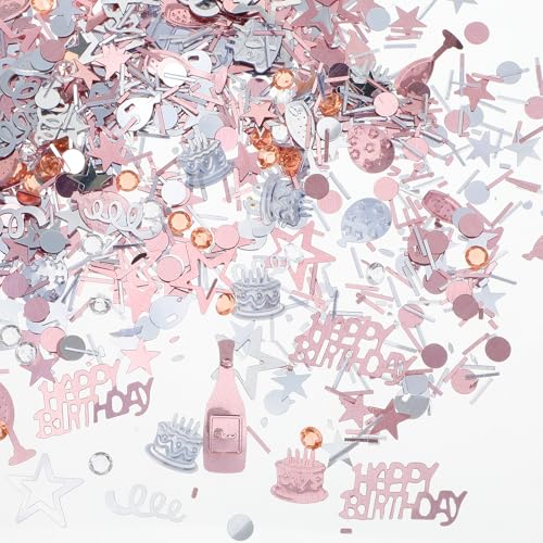 Geburtstags Konfetti Happy Birthday Tischdeko Geburtstag Deko Glitzer Rosegold Partydekoration Konfetti Tisch Weinglasdekorationen Streudeko Konfetti Deko Frau Mann Geburtstagsdeko Tisch Geburtstags Konfetti Happy Birthday Tischdeko Geburtstag Deko Glitzer Rosegold Partydekoration Konfetti Tisch Weinglasdekorationen Streudeko Konfetti Deko Frau Mann Geburtstagsdeko Tisch von Lusofie