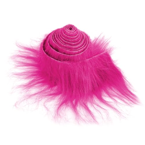 Zotteliger Plüsch-Kunstfellstoff, vorgeschnittene Streifen, 5,1 x 152,4 cm, Hot Pink, flauschiges Kunstfell, für Zwerge, Bart, Weihnachtsmann, Haare, Zwerg, Cosplay, Kostüm, DIY, Handwerk Zotteliger Plüsch-Kunstfellstoff, vorgeschnittene Streifen, 5,1 x 152,4 cm, Hot Pink, flauschiges Kunstfell, für Zwerge, Bart, Weihnachtsmann, Haare, Zwerg, Cosplay, Kostüm, DIY, Handwerk von Lusofie
