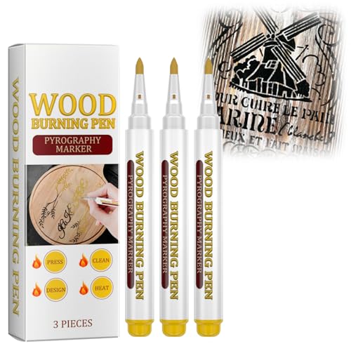 Luthasolic Holzbearbeitungs-Malstift, Holzzeichnung Scorch Pen Holzbrennstift, Marker, Brandmalerei,Praktischer Holzbrennmarker Holzbearbeitungsstift,Holzpyrographie Malstift Für Walnussbasswood Birke Luthasolic Holzbearbeitungs-Malstift, Holzzeichnung Scorch Pen Holzbrennstift, Marker, Brandmalerei,Praktischer Holzbrennmarker Holzbearbeitungsstift,Holzpyrographie Malstift Für Walnussbasswood Birke von Luthasolic