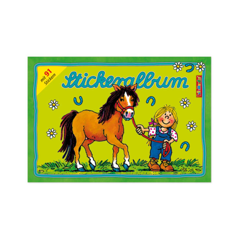 Stickeralbum Mein Ponyhof Pferd In Bunt von Lutz Mauder Verlag