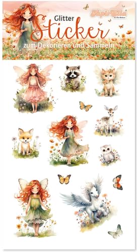 13 Glitter-Sticker * ELFENPRINZESSIN * Mitgebsel für Kinder | 72360 | Elfen Prinzessin Aufkleber zum Kindergeburtstag & Basteln 13 Glitter-Sticker * ELFENPRINZESSIN * Mitgebsel für Kinder | 72360 | Elfen Prinzessin Aufkleber zum Kindergeburtstag & Basteln von Lutz Mauder