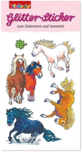 5 Sticker * PFERDE & PONYS * von Lutz Mauder | 72351 | Mitgebsel für Mädchen | Aufkleber zum Kindergeburtstag & Basteln | Mein Ponyhof Horses von Lutz Mauder