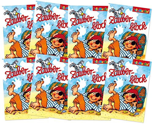 Lutz Mauder 8 ZAUBERBLÖCKCHEN * Pirat Pit Planke * im Set mit je 24 Seiten in DIN A8 Plus 4 Buntstifte // Mitgebsel Kindergeburtstag Malbuch Lutz Mauder 8 ZAUBERBLÖCKCHEN * Pirat Pit Planke * im Set mit je 24 Seiten in DIN A8 Plus 4 Buntstifte // Mitgebsel Kindergeburtstag Malbuch von Lutz Mauder