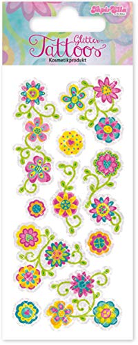 9 Glitzer-Tattoos * Bunte Blumen * | 49050 | Kindertattoo Tattoo Kinder Geburtstag Mitgebsel Tiere Aufkleber 9 Glitzer-Tattoos * Bunte Blumen * | 49050 | Kindertattoo Tattoo Kinder Geburtstag Mitgebsel Tiere Aufkleber von Lutz Mauder