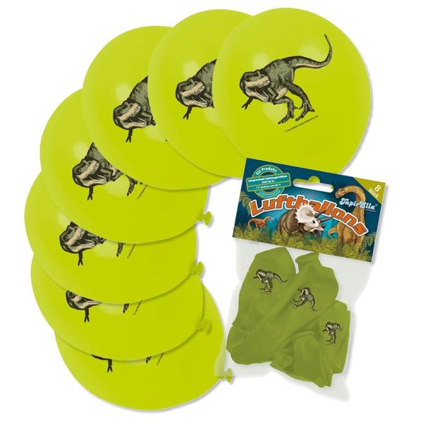 Dinosaurier Luftballons im 8er Pack, aufgedruckter Tyrannosaurus Rex Dinosaurier Luftballons im 8er Pack, aufgedruckter Tyrannosaurus Rex von Lutz Mauder