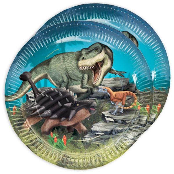 Dinosaurier Partyteller, 8 Stück, Pappe Dinosaurier Partyteller, 8 Stück, Pappe von Lutz Mauder