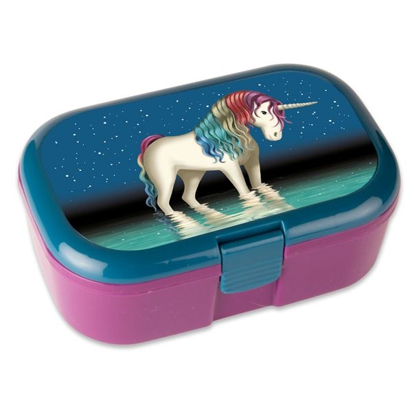 Einhorn Brotdose f. Kindergarten +Schule, 1 Brotbüchse für Mädchen von Lutz Mauder