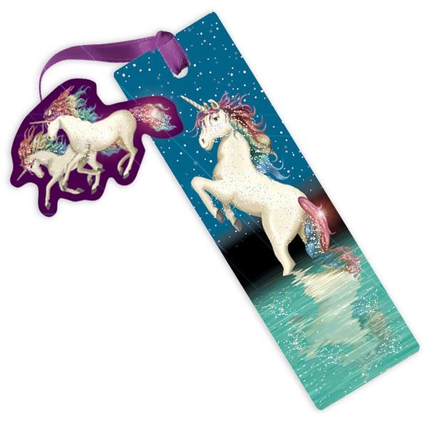 Einhorn Lunabelle Lesezeichen 1Stk. glitzernd, Geschenk für Einschulung Einhorn Lunabelle Lesezeichen 1Stk. glitzernd, Geschenk für Einschulung von Lutz Mauder