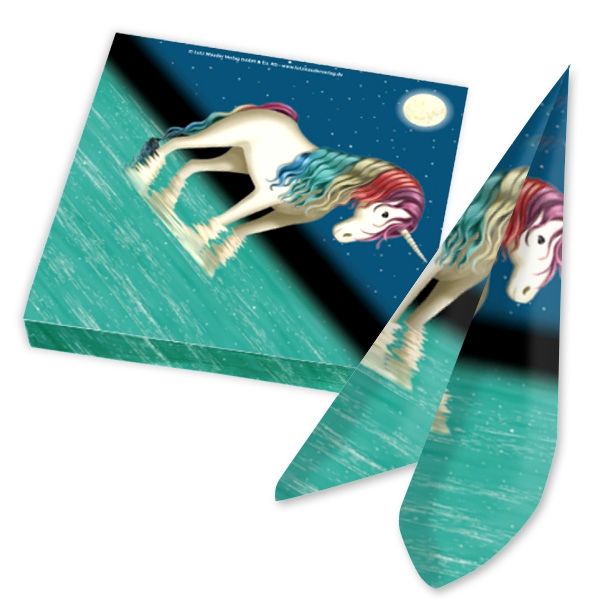 Einhorn Lunabelle Servietten, 20 dreilagige Papierservietten, 33cm Einhorn Lunabelle Servietten, 20 dreilagige Papierservietten, 33cm von Lutz Mauder