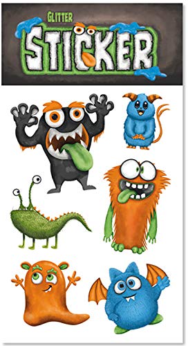 Glitter-Sticker * Monster * von Lutz Mauder | 72325 | als Mitgebsel für Kinder | Süsse Monster Aufkleber zum Kindergeburtstag & Basteln Glitter-Sticker * Monster * von Lutz Mauder | 72325 | als Mitgebsel für Kinder | Süsse Monster Aufkleber zum Kindergeburtstag & Basteln von Lutz Mauder