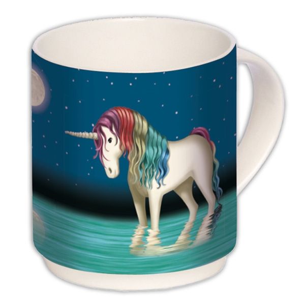 Lunabelle Stapeltasse, Geschenk für alle Einhorn-Fans, Porzellan, 1 Stück Lunabelle Stapeltasse, Geschenk für alle Einhorn-Fans, Porzellan, 1 Stück von Lutz Mauder